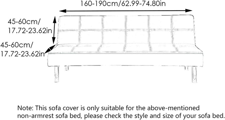 Sofahusse sofauberwurf ohne armlehnen Schlafsofa-Bettdecke Couch uberwurf ohne armlehnen Schlafsofab