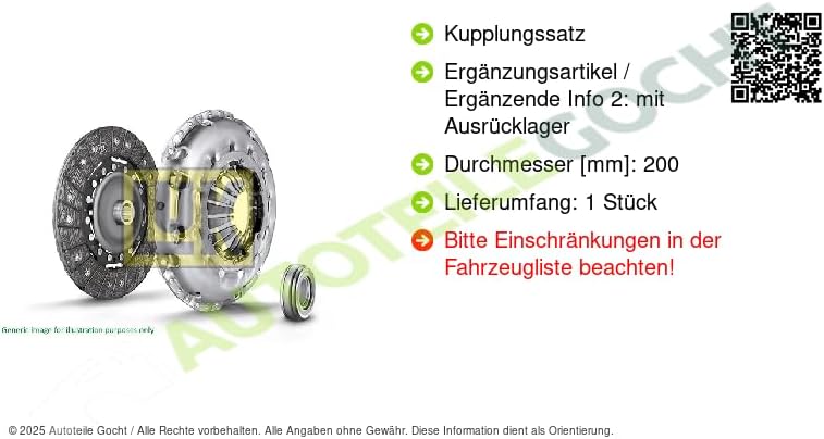LuK 620 3108 00 Kupplungssatz