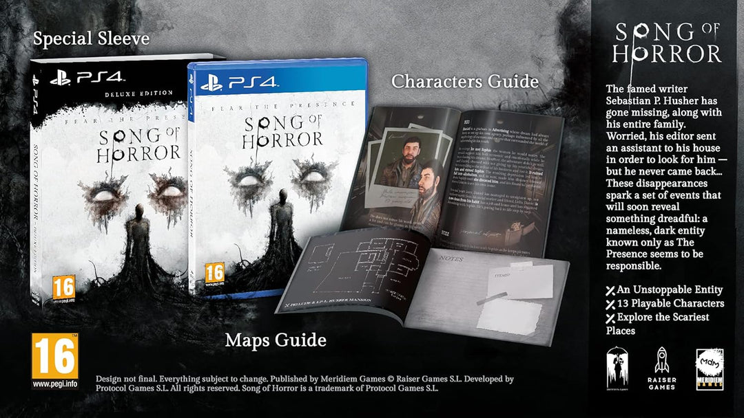 Song of Horror Deluxe Edition PS4 - Deluxe Edition