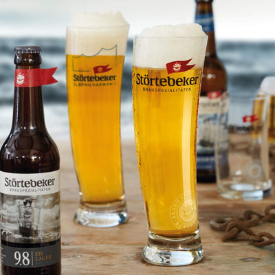 Störtebeker Biergläser 0,3 l | 6 Weizengläser im Sydney Segelglas Design | Weizenbiergläser 0,3 l |