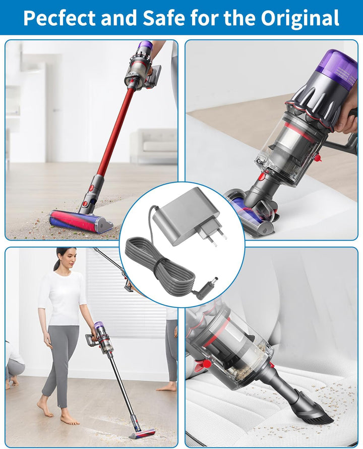 30.45V Ladekabel Ladegerät für Dyson V10 V11 V12 V15 SV14 SV15 SV16 SV20 SV22 Vacuum Cleaner Staubsa