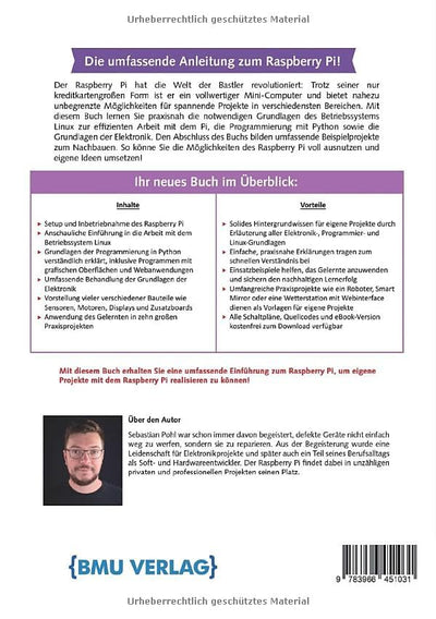 Raspberry Pi: Kompendium: Linux, Programmierung und Projekte, Taschenbuch