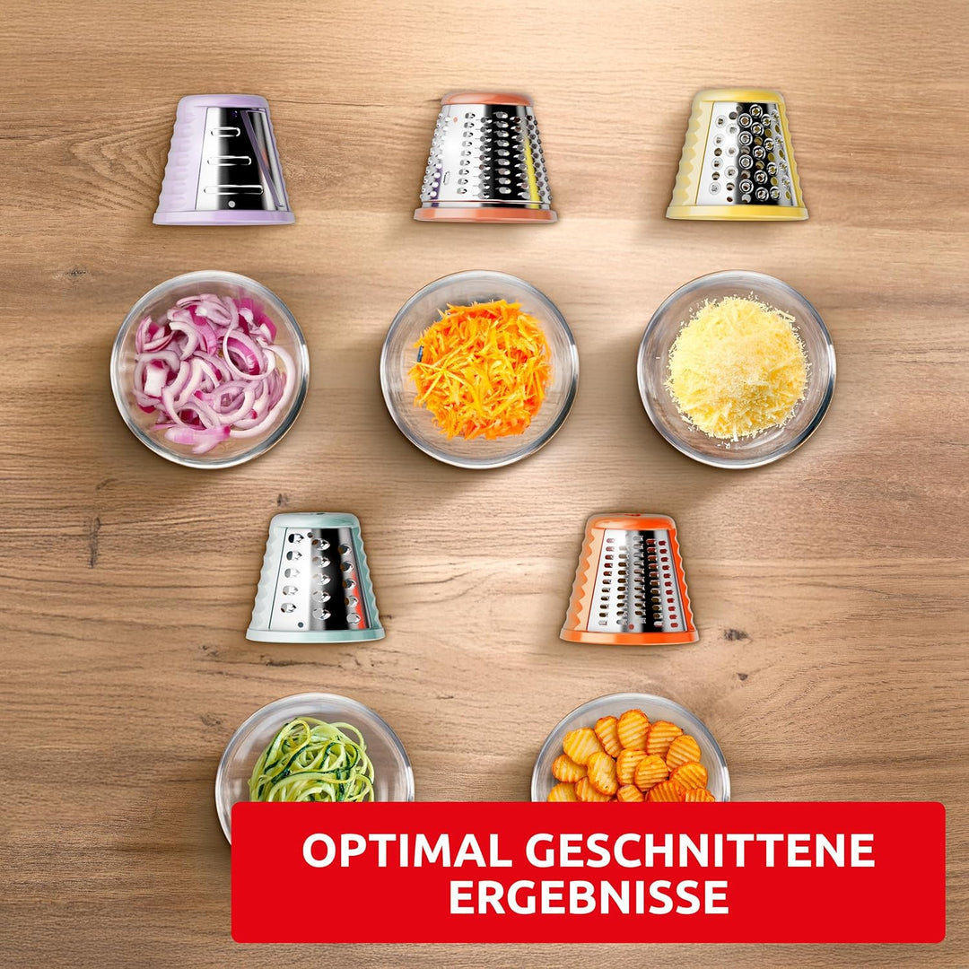 Moulinex Fresh Express Twist Multi-Zerkleinerer, 5 Funktionen, Schneiden, Zerkleinern, Reiben, Riffe
