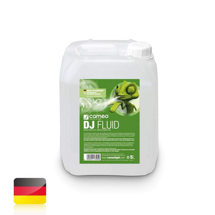 Cameo CLFDJ5L mittlerer Dichte/Standzeit DJ-Fluid für Nebelmaschine, 5L DJ Fluid 5L, DJ Fluid 5L