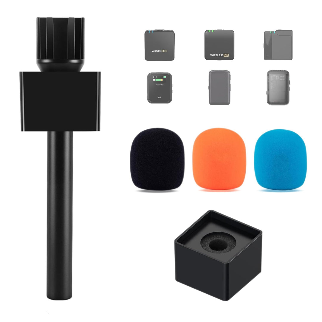 StarRig-HC Mikrofongriff für DJI Mic Rode Mikrofon, Hand-Ständer für Wireless GO2, Interview-Rig-Ada