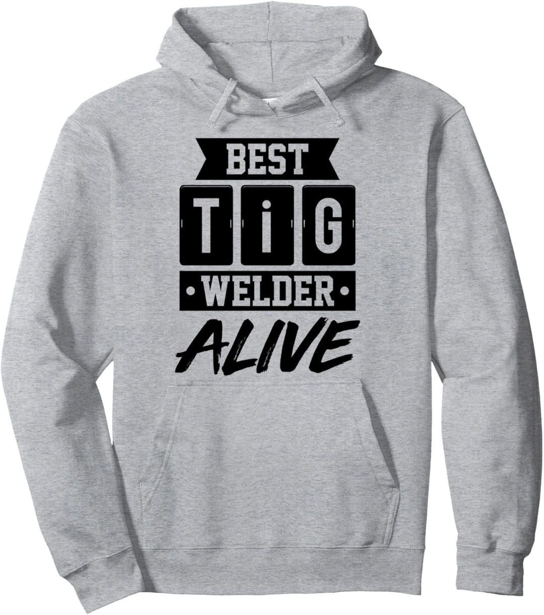 Lustiger Schweiss-Pipeliner, WIG-Schweisser, Gas-Schweissbogen, lustiger Gag Pullover Hoodie