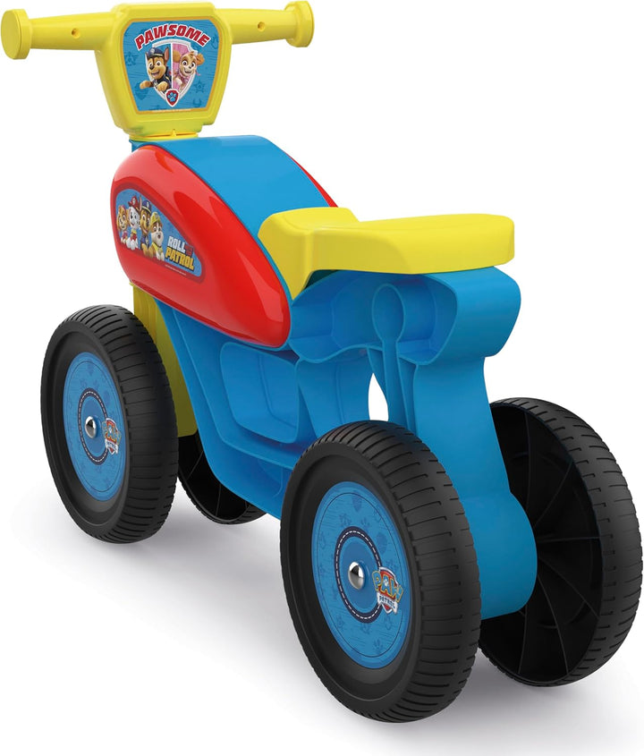 Chicos - Mini Custom Ride-on Motorrad Paw Patrol | Aufsitzfahrzeug ohne Pedale mit 4 Rädern zur Verb