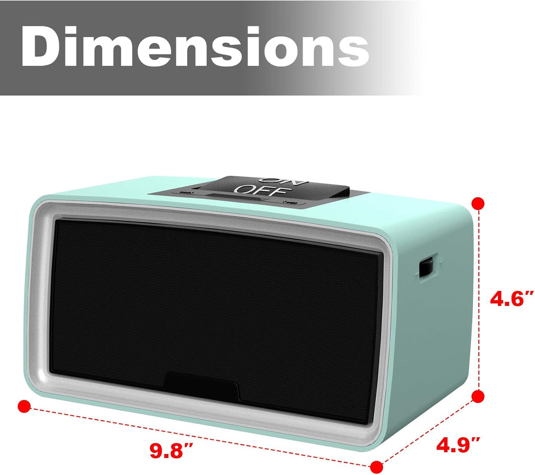 Einfacher Musikplayer für Senioren mit Demenz - Einfacher Hörbuchplayer mit 32GB TF-Karte &amp; Reader(B
