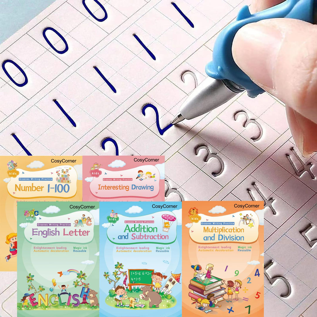 CosyCorner Magische Handschrift Arbeitsmappen Handschrift Praxis Magisches Kopierbuch, Handschrifthi