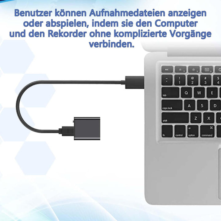 【Eingebauter Magnet Nur 0,95 cm dick】 Diktiergerät Mini,Aufnahmegerät Spionage,Spion abhörgerät,Spio