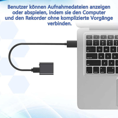 【Eingebauter Magnet Nur 0,95 cm dick】 Diktiergerät Mini,Aufnahmegerät Spionage,Spion abhörgerät,Spio