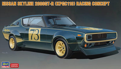 Hasegawa 20642 1/24 Nissan Skyline 2000GT-R, Racing Concept Modellbausatz, Mehrfarbig