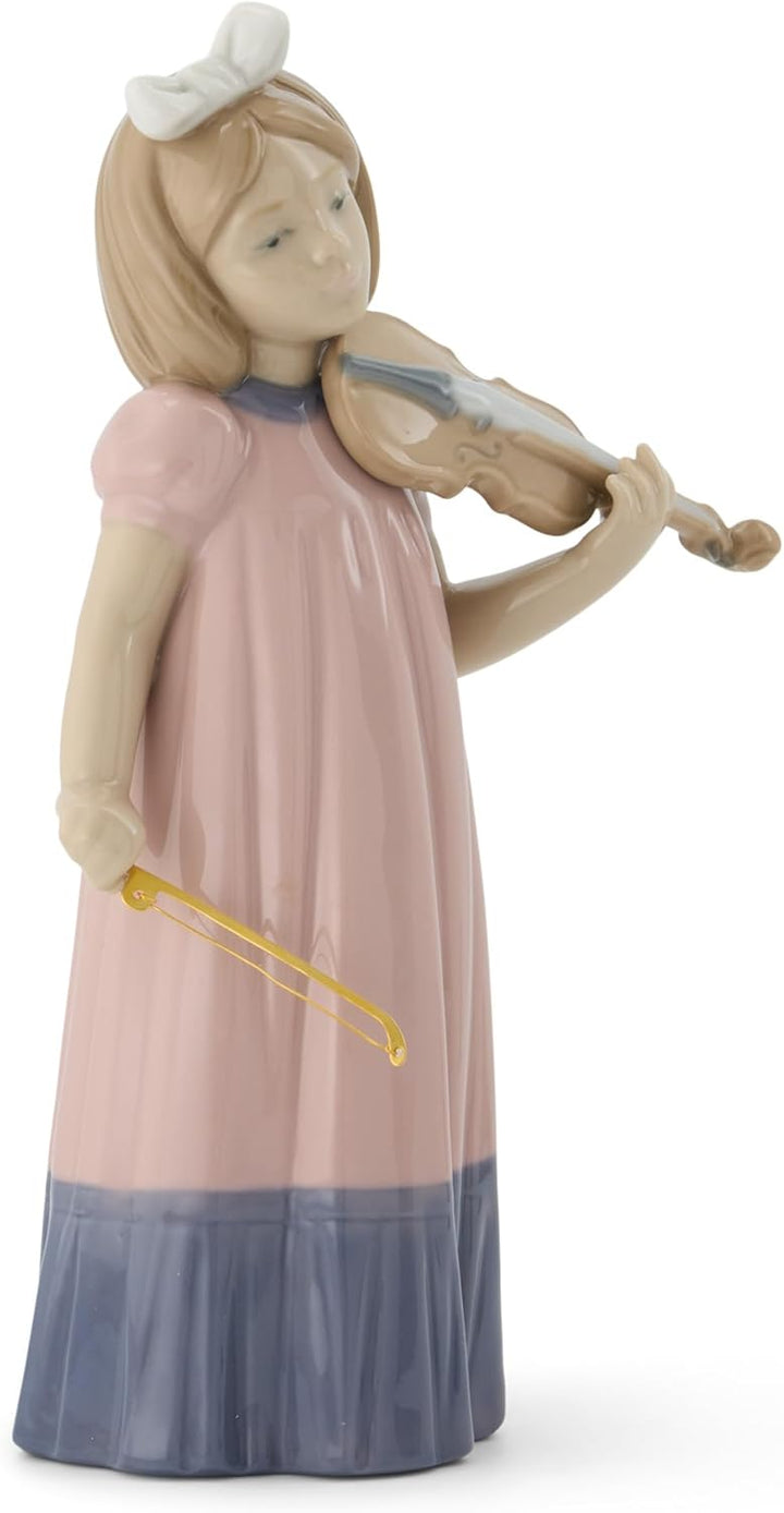 NAO Mädchen mit Violine Porzellan Violine Figur