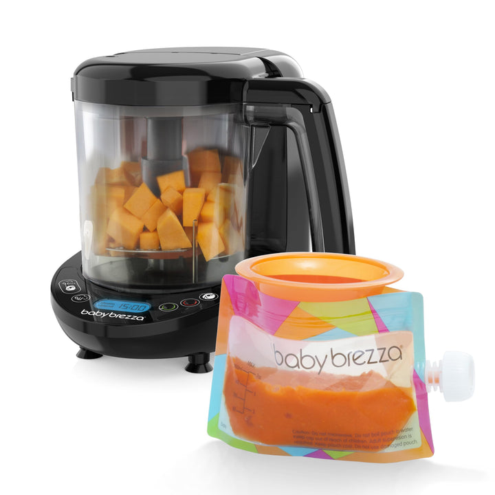 Baby Brezza Food Maker Deluxe – 3-in-1 Babynahrungszubereiter (Dampfgaren, Mixen, Kombi), 800 ml Bab