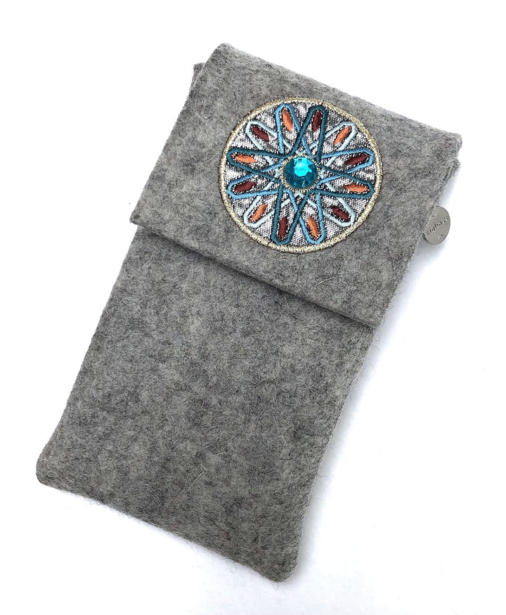 zigbaxx Handyhülle Handytasche Filz Maroc für Samsung Galaxy S24 S23 S22 S21 S20 Plus Ultra FE A55 A