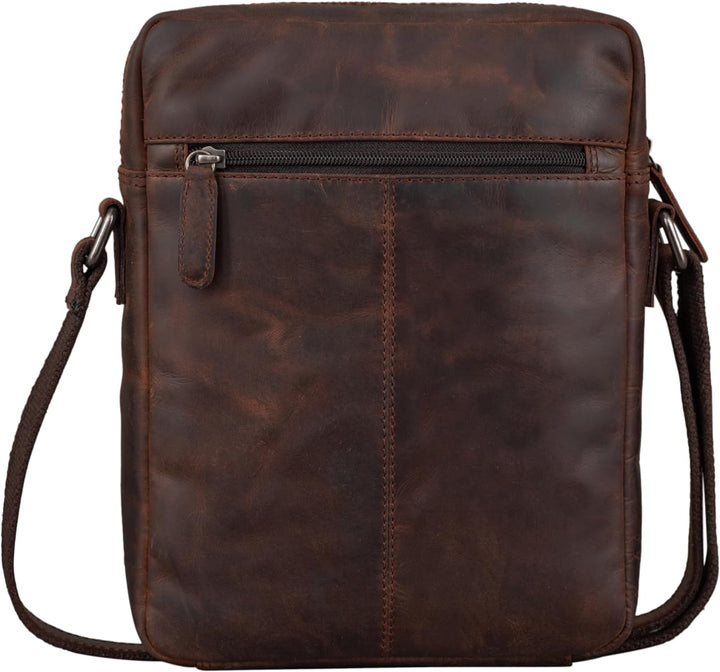STILORD 'Fox' Herrentasche Leder Vintage Messenger Bag Männer Handtasche klein für 10,1 bis 10,5 Zol