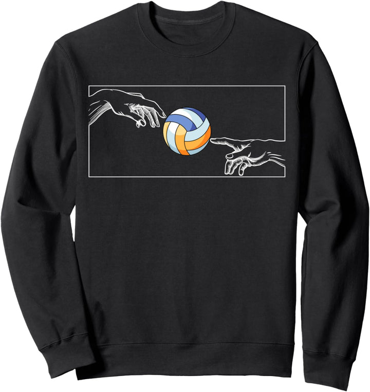 Volleyball Ball für Volleyballer zum Beach Volleyball Sweatshirt