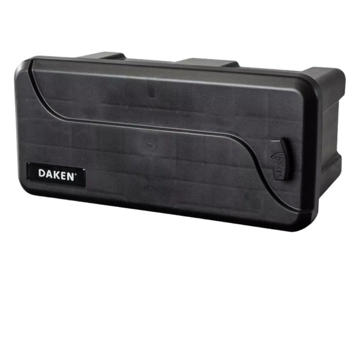 Daken Blackit 1 Deichselbox 550x250x295mm Werkzeugkasten Anhänger Transportkiste Kunsstoff Schwarz (