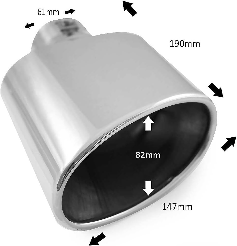 Auspuffblende Endrohr Endstuck Auspuff Blende Schalldampf Sportauspuff Universell Schalldampf Sport