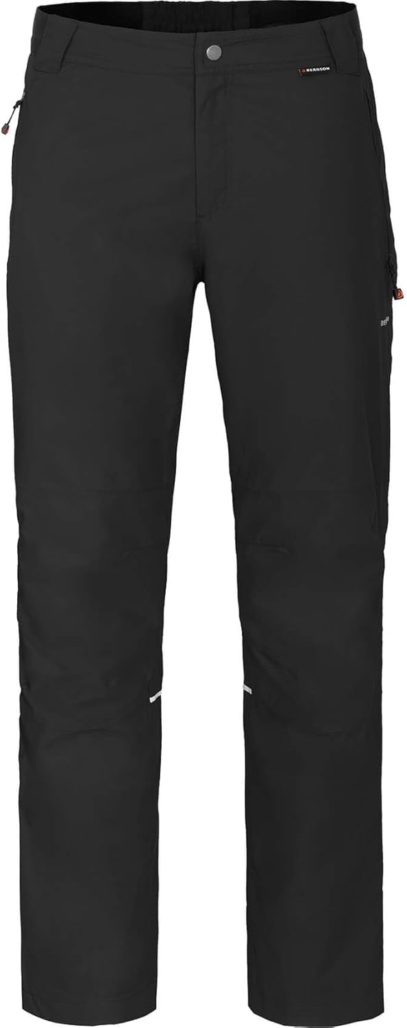 Bergson Mitchell Comfort Thermo | Herren Regenhose - elastischer Comfort Bund - wasserdicht - Winddi