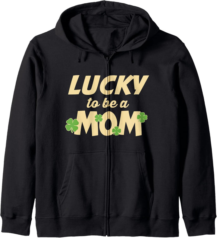 Lucky to be Mom, St. Patrick's Day Geschenk Lucky Mom To be Kapuzenjacke