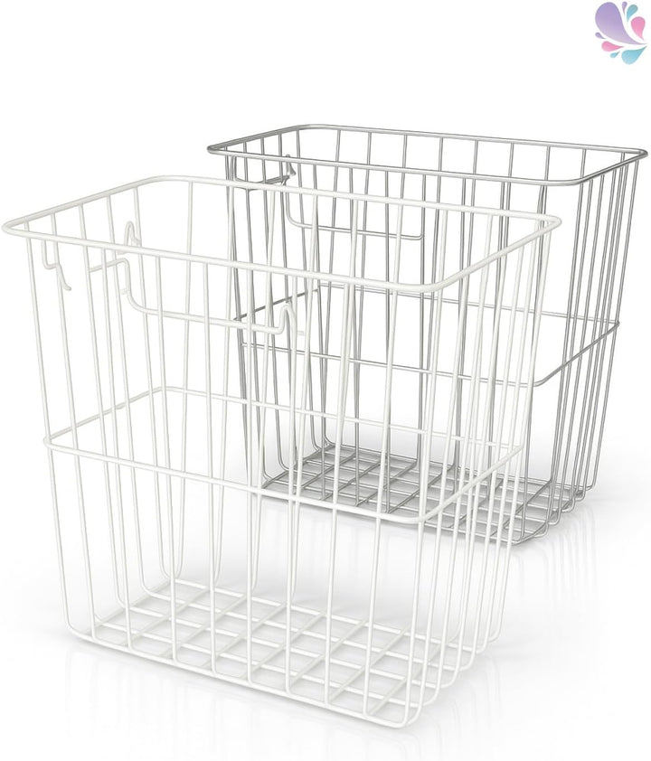 Blanc HYGIENIC Papierkorb FIX – Mülleimer, Drahtgitter-Abfallbehälter 25 Liter, zum Hängen oder Stel