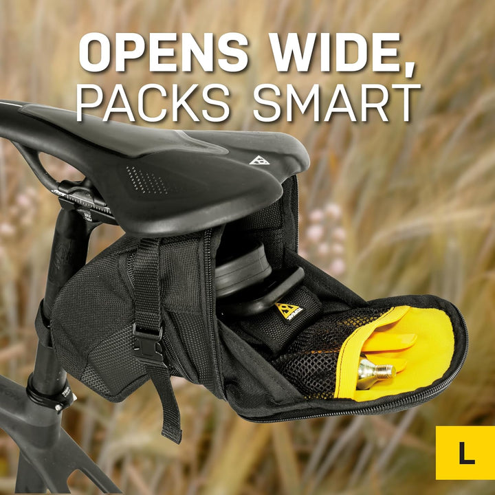 TOPEAK Satteltasche Mit Befestigungsriemen Aero Wedge Pack L Keine Angabe, L Keine Angabe