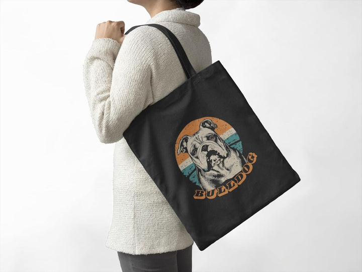 rainUP Fairtrade Einkaufstasche mit Hundemotiv, einzigartiger Stil, aus 100 % Bio-Baumwolle, Fairtra