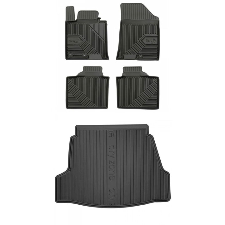 Satz Fussmatten und Gummimatte für Hyundai i40 ab 2011