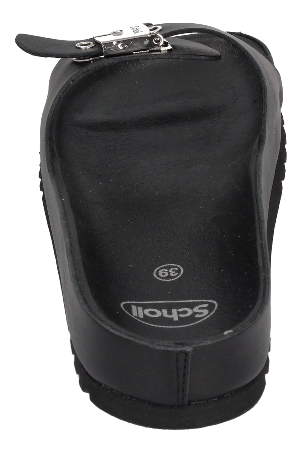 Scholl Damenschuhe Pantoletten MEG - Black Black 38 EU Schwarz, 38 EU Schwarz