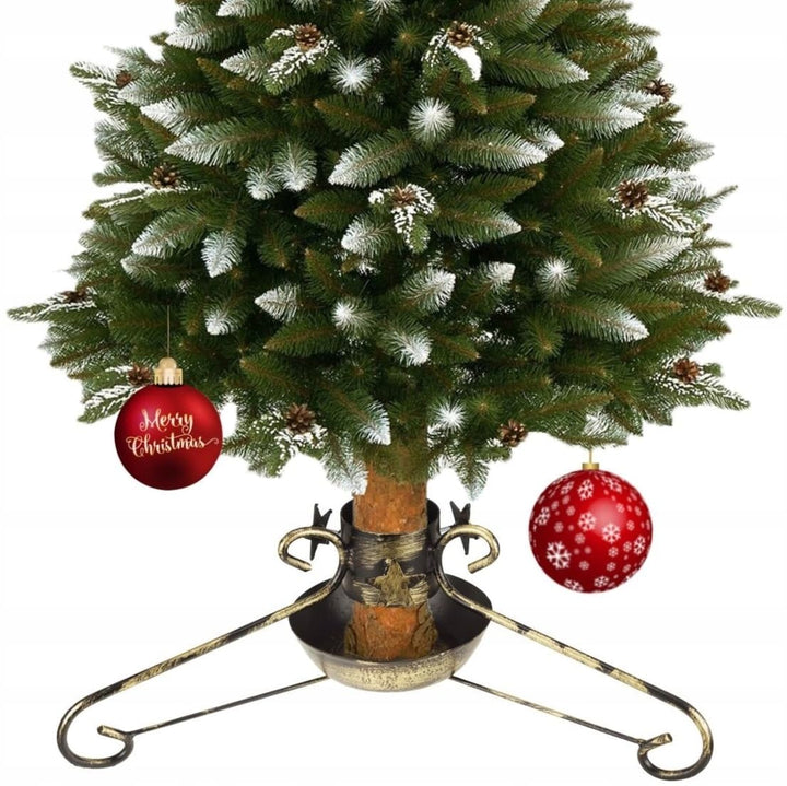Weihnachtsbaumständer mit Wassertank – Handgefertigter Baumständer aus Metall – Weihnachtsbaumstände