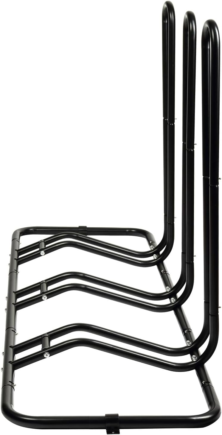 Schramm® Fahrradständer erweiterbar in schwarz Bodenständer freistehend Radständer Standparker Fahrr