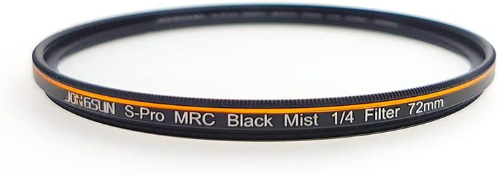 JONGSUN S-Pro MRC Black Mist 1/4 Filter 72mm, Schwarzer Soft Pastell Traum Film Spezialeffekte Filte