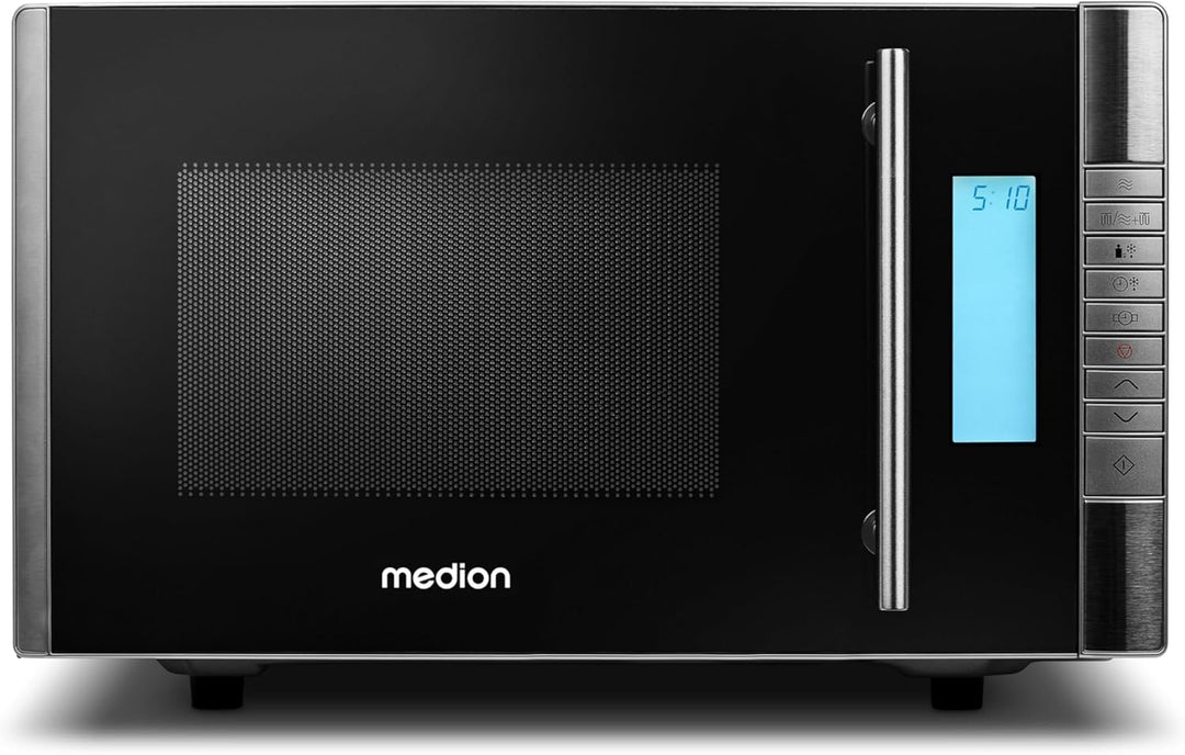 MEDION MD 14482 Mikrowelle mit Grill / 20L Garraum / 8 Automatikprogramme / Auftaufunktion / 800 Wat