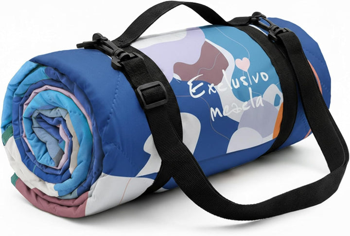 Exclusivo Mezcla wasserdichte Picknickdecke, Waschbare Stranddecke für Camping, Tragbare Outdoor Dec