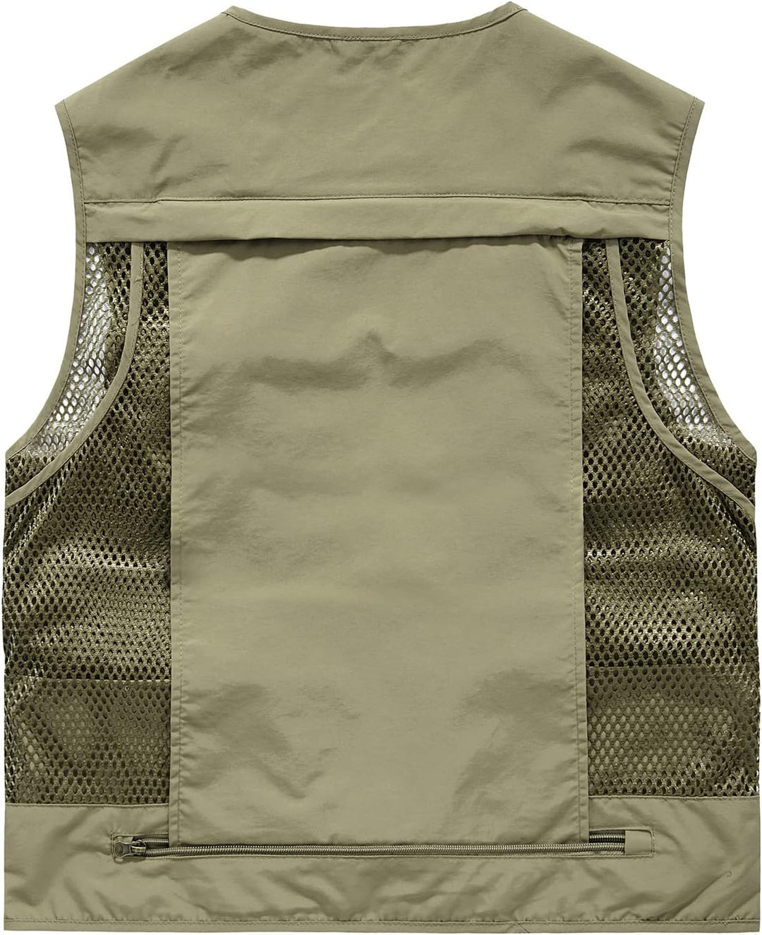 Btmpmcs Herren Outdoor Weste Freizeit Schnelltrocknende Anglerweste mit vielen Taschen Sommer Ärmell
