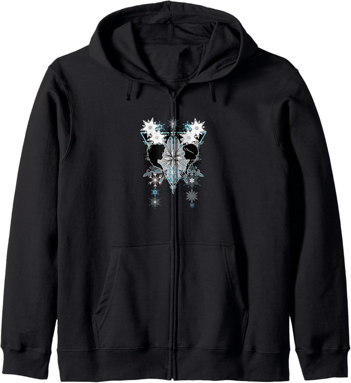 Disney Frozen Elsa Anna Snowflake Boho Kapuzenjacke