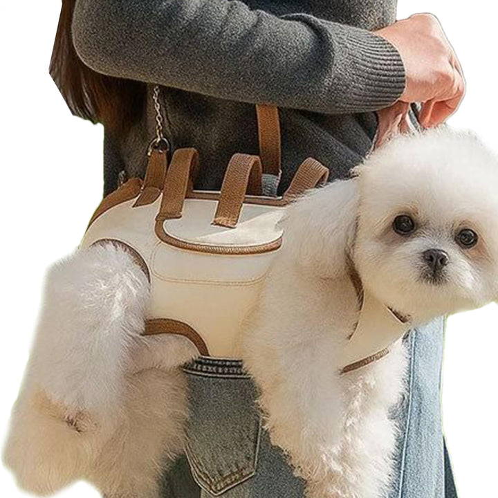 Hunde Wanderrucksack,Kleine Hundetasche Mit Snacktasche | Verstellbarer Ausflugsbehälter Für Autofah