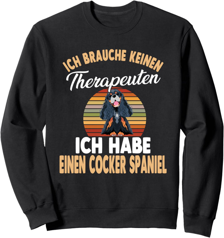 Therapie Cocker Spaniel Sweatshirt