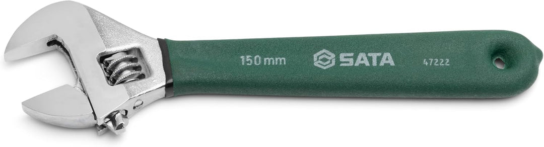 SATA ST47222SC Rollgabelschlüssel, Einmaulschlüssel, Englender, Schraubenschlüssel verstellbar 6"/15