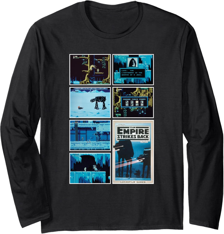 Star Wars The Empire Strikes Back Video Game Langarmshirt