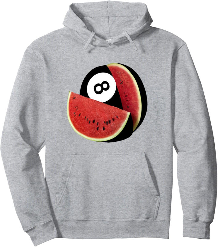 8 Billard als Melonen-Billardspieler Pullover Hoodie