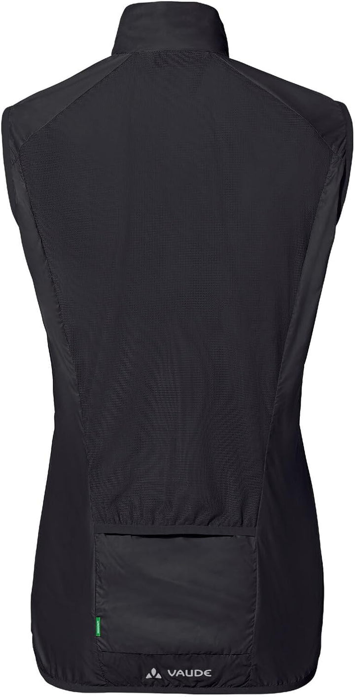 VAUDE Women's Matera Air Vest - Atmungsaktive Damen-Windweste aus recycelten Materialien für das Rad