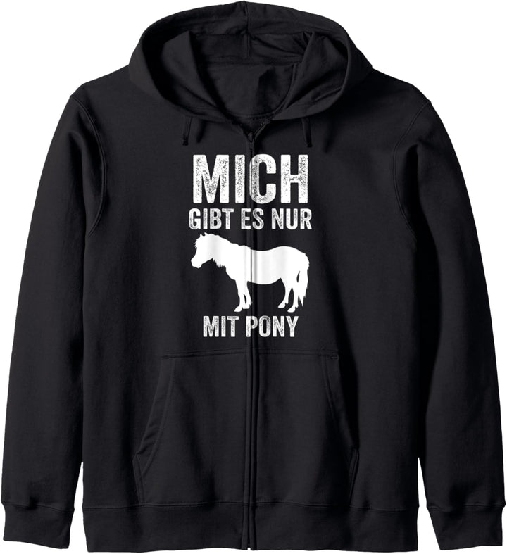 Pony Reiter Ponyreiten Reitpony Reitsport Kapuzenjacke