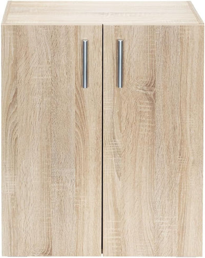 Casaria® Kommode mit 2 Türen 77x60x30cm Holz Modern höhenverstellbarer Einlegeboden Schlafzimmer Bür