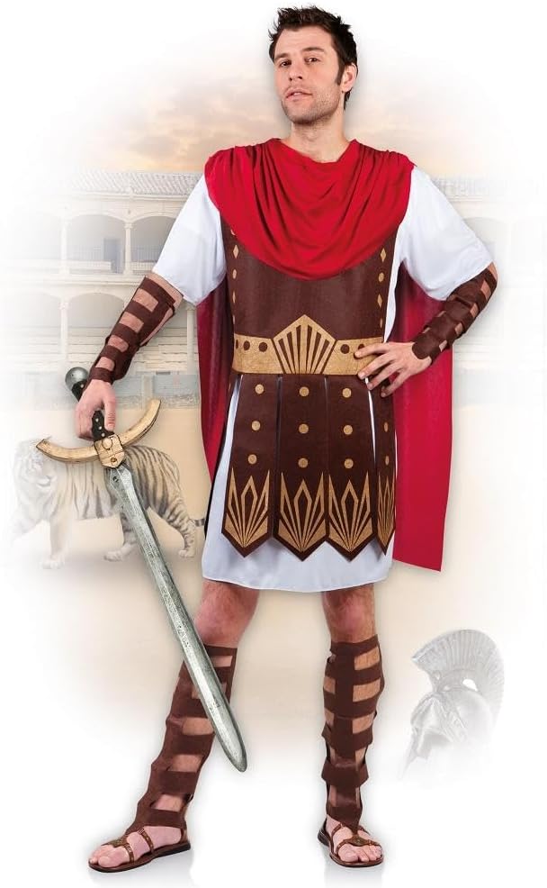 Boland 83806 - Erwachsenenkostüm Gladiator, Herren, Cesar, Römer, Arena, Kampf, Colloseum, Karneval,