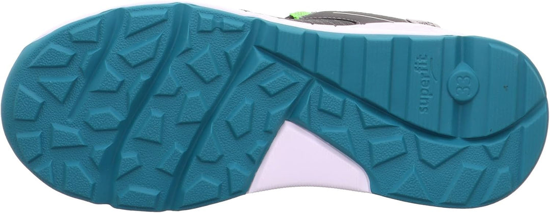 Superfit Jungen Free Ride Gore-tex Sneaker 32 EU Grau Grün 2000, 32 EU Grau Gr&#xFC;n 2000