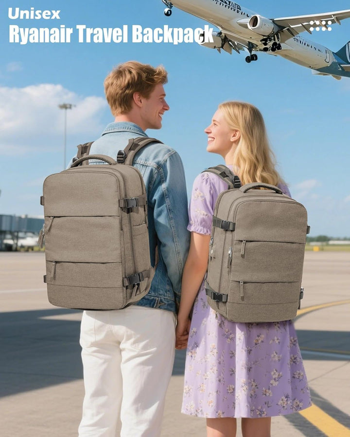 SZLX Grosser Reiserucksack Damen,Vakuum Rucksack mit Pumpe Ryanair Handgepäck 40x30x20 Herren, Wizza