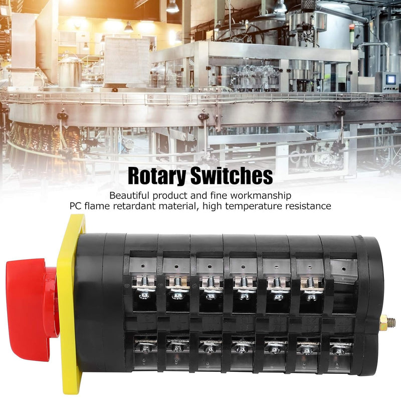 12-Positionen-Drehschalter Power Universal Transfer-Drehschalter 110-380V 16A LW5D-16TM707 / 7