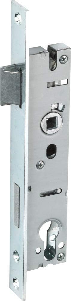 ABUS - Einsteckschloss für Rohrrahmentür ESR PZ LR Z 45 92 24-61753, Silber 45mm, 45mm